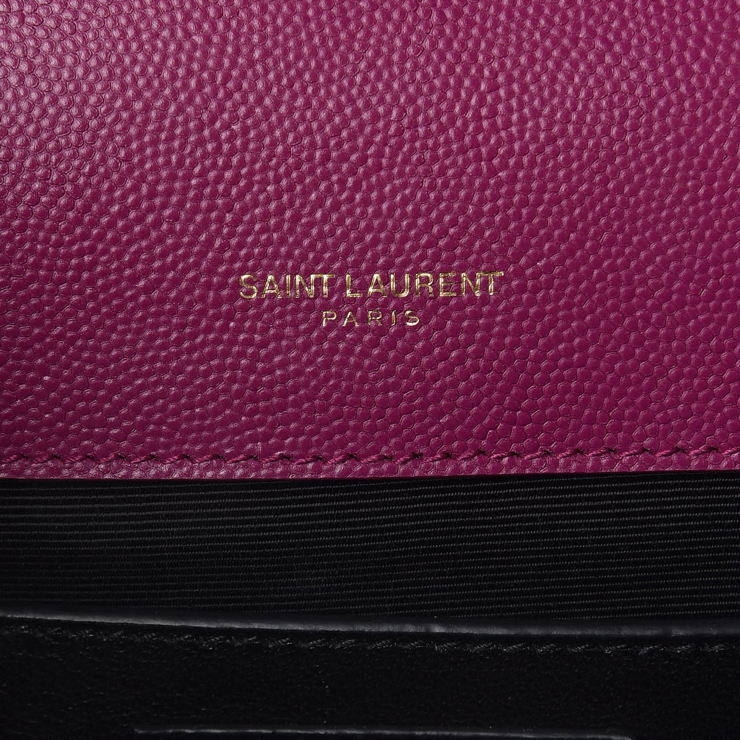 Grain De Poudre Medium Tri-Quilt Monogram Satchel Purple