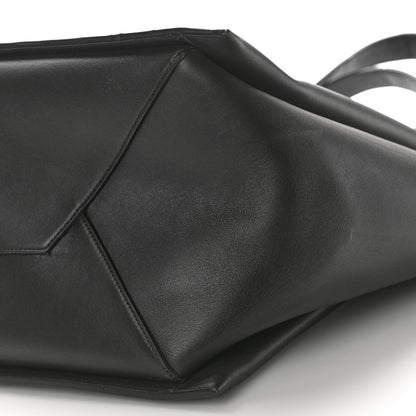Celine Supple Natural Calfskin Vertical Tri-Fold Bag Black 11 of 11