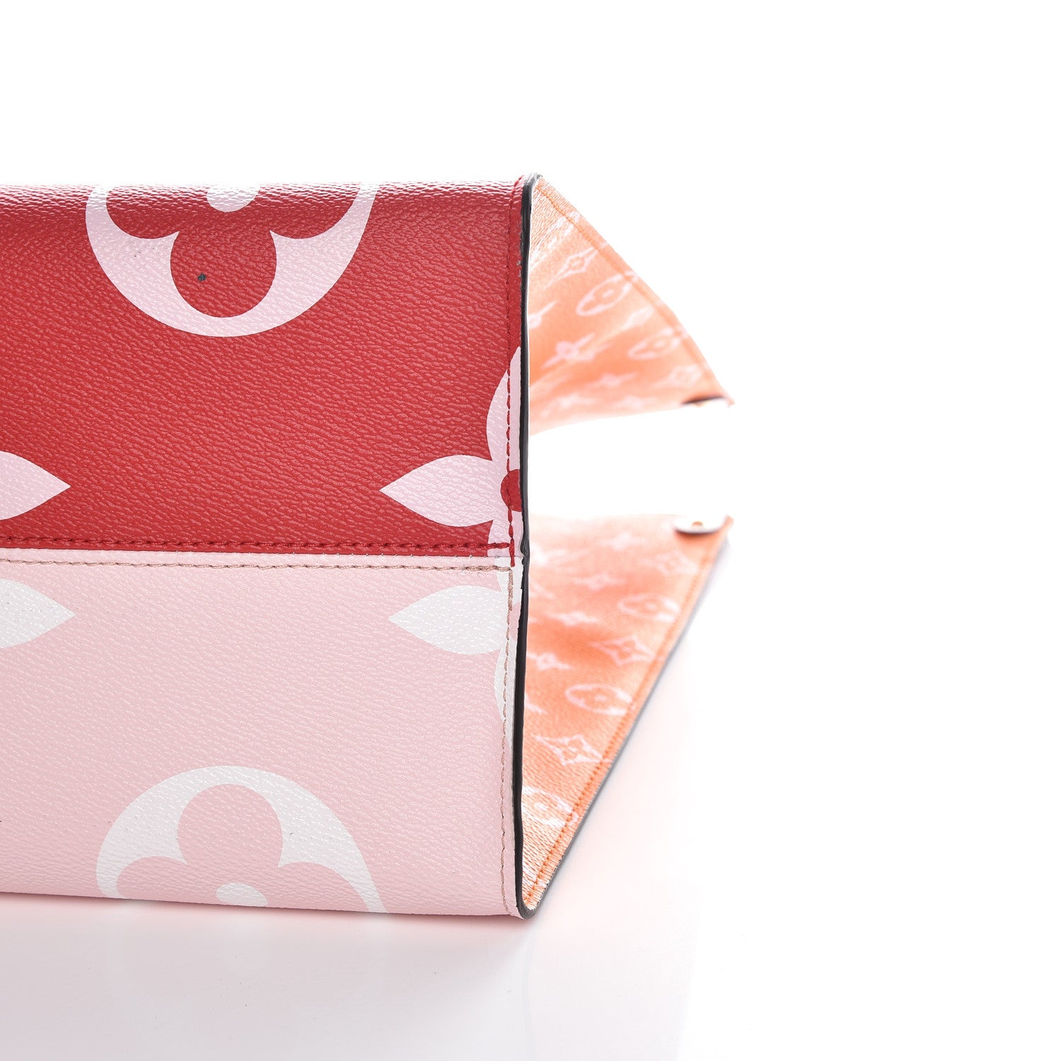 Louis Vuitton Monogram Giant Onthego GM Rouge Rose 6 of 10