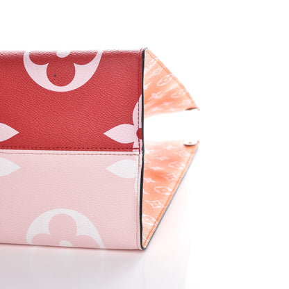 Louis Vuitton Monogram Giant Onthego GM Rouge Rose 6 of 10