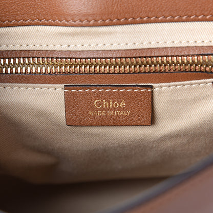 Chloe Suede Calfskin Small Faye Backpack Tobacco 6 of 9