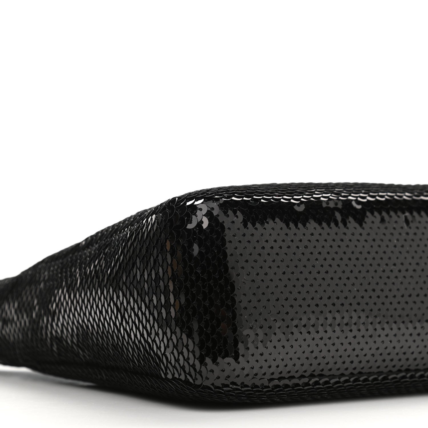 Prada Paillettes Sequin Mini Re-Edition 2000 Bag Black White 10 of 12