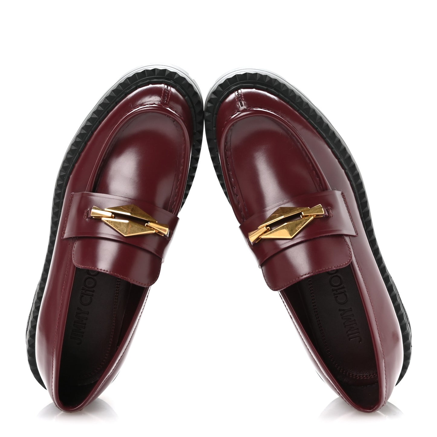 Box Calfskin Marlow Loafers 39 Burgundy