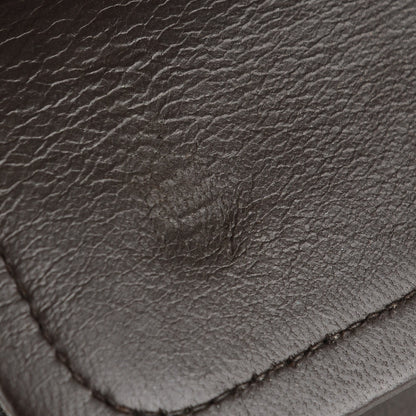 Chanel Lambskin Quilted Medium Double Flap Dark Brown 22 of 22