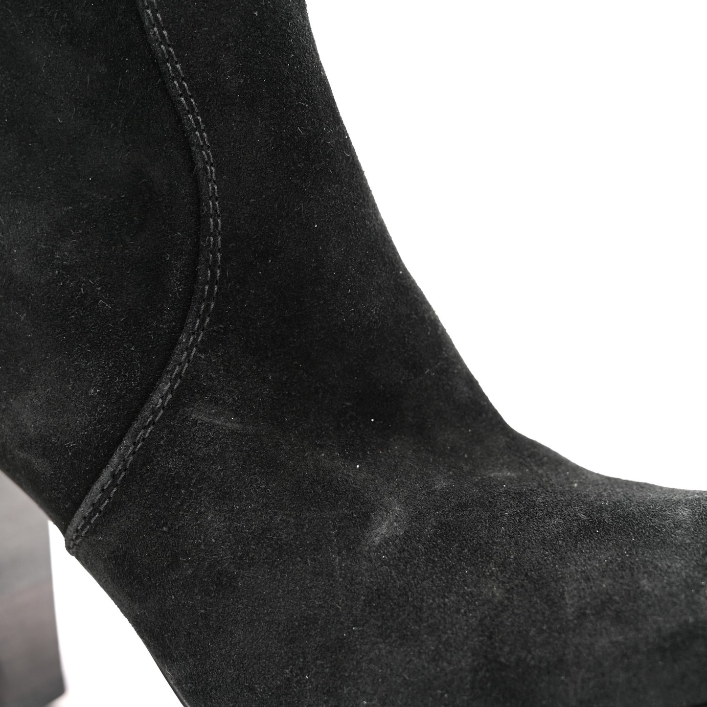 Suede Ankle Boots 38.5 Black