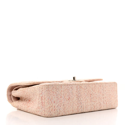 Chanel Tweed Medium Double Flap Pink Multicolor 4 of 12