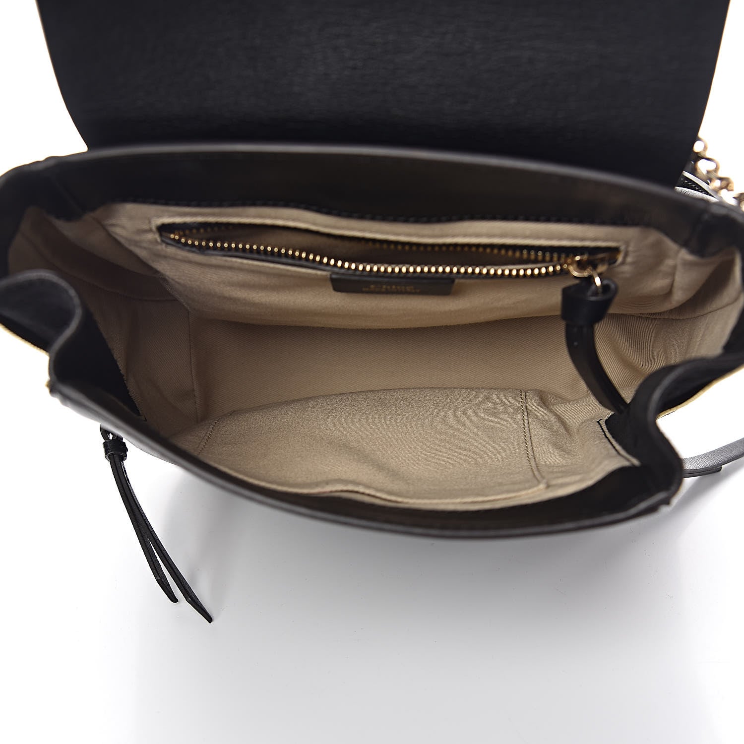 Chloe Suede Calfskin Small Faye Backpack Black 5 of 12
