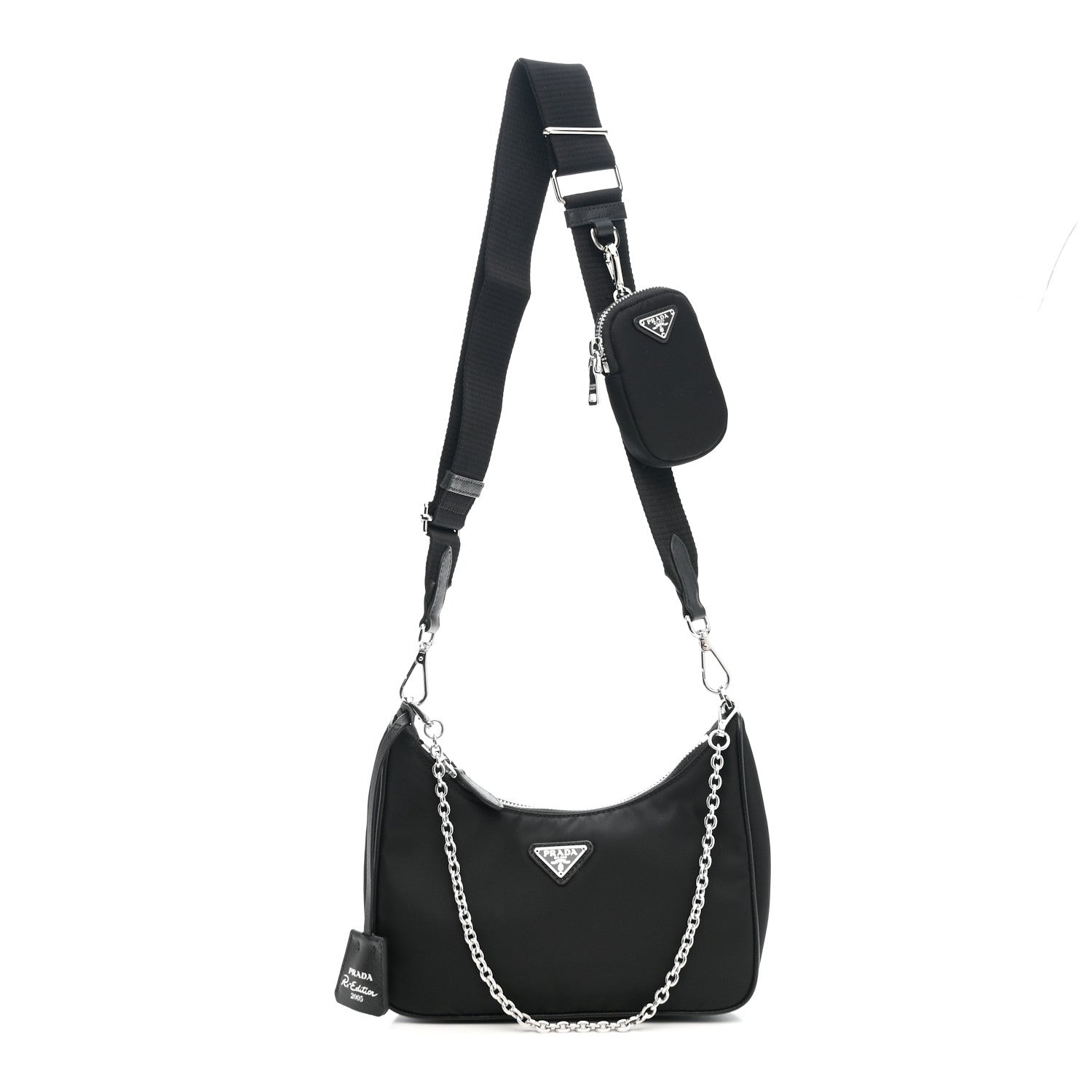 Prada Nylon Re-Edition 2005 Shoulder Bag Black 1 of 9