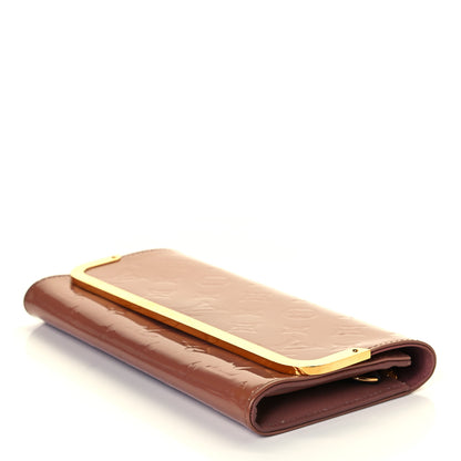 Louis Vuitton Vernis Rossmore MM Rose Velours 4 of 11