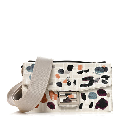 Fendi Vitello King FF 1974 Baguette Soft Trunk Phone Pouch Multicolor 1 of 11