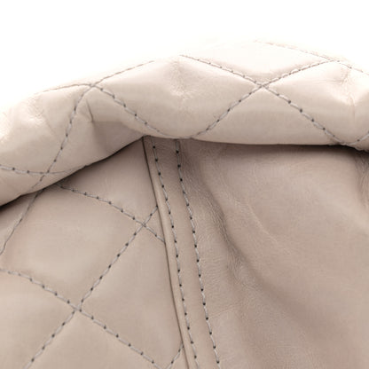 Chanel Glazed Calfskin Quilted Shopping Tote Light Beige 16 of 17
