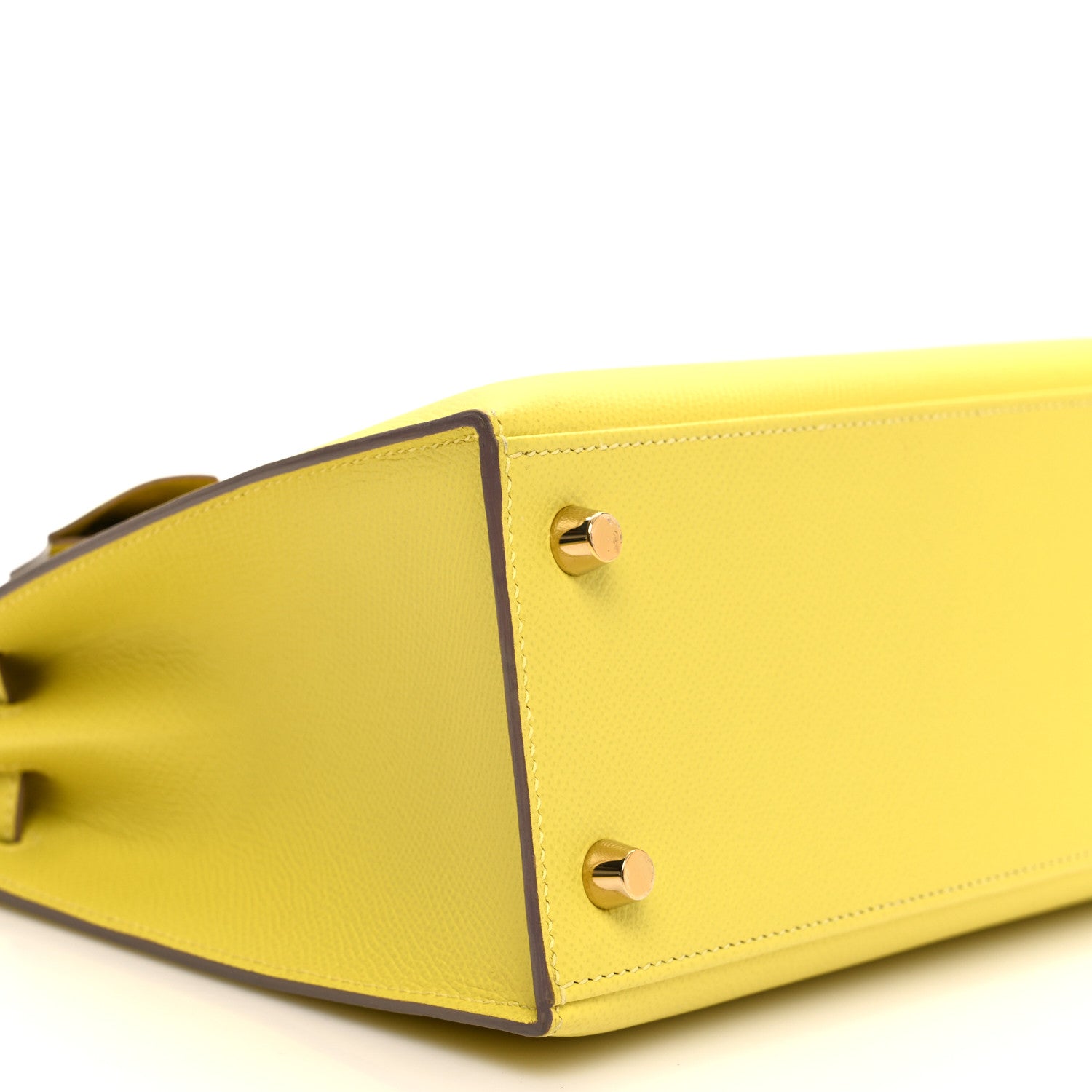 Hermes Epsom Kelly Sellier 25 Lime 9 of 10