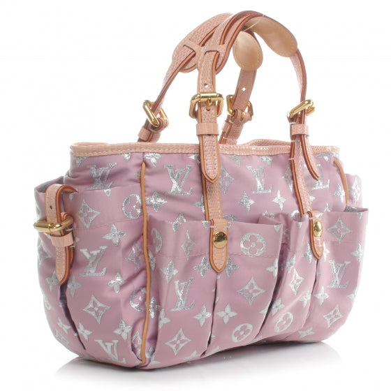 Louis Vuitton Monogram Glitter Cabas Pink 3 of 7