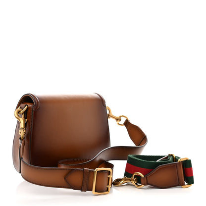 Gucci Calfskin Medium Lady Web Shoulder Bag Cuir 3 of 17