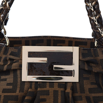 Fendi Zucca Mia Tote Tobacco 10 of 10