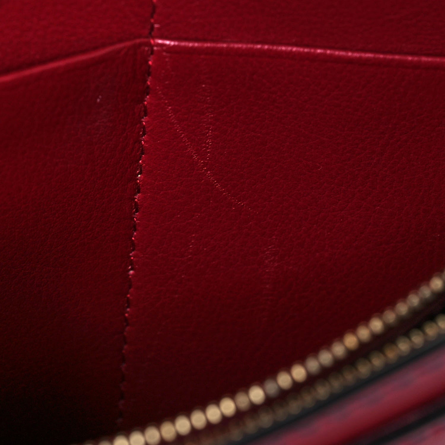 Christian Dior Calfskin J'Adior Wallet on Chain Pouch Red 13 of 14