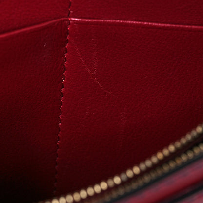 Christian Dior Calfskin J'Adior Wallet on Chain Pouch Red 13 of 14