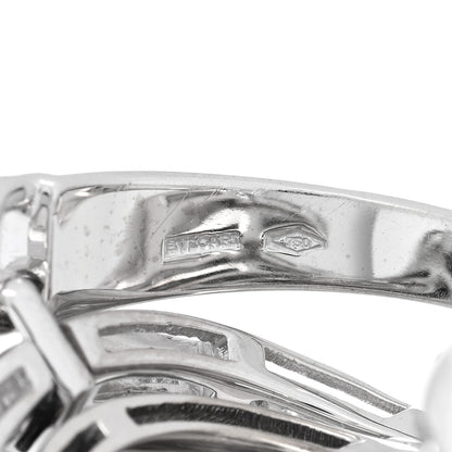 Bulgari 18K White Gold Diamond Astrale Oval Ring 51 5.75 4 of 4