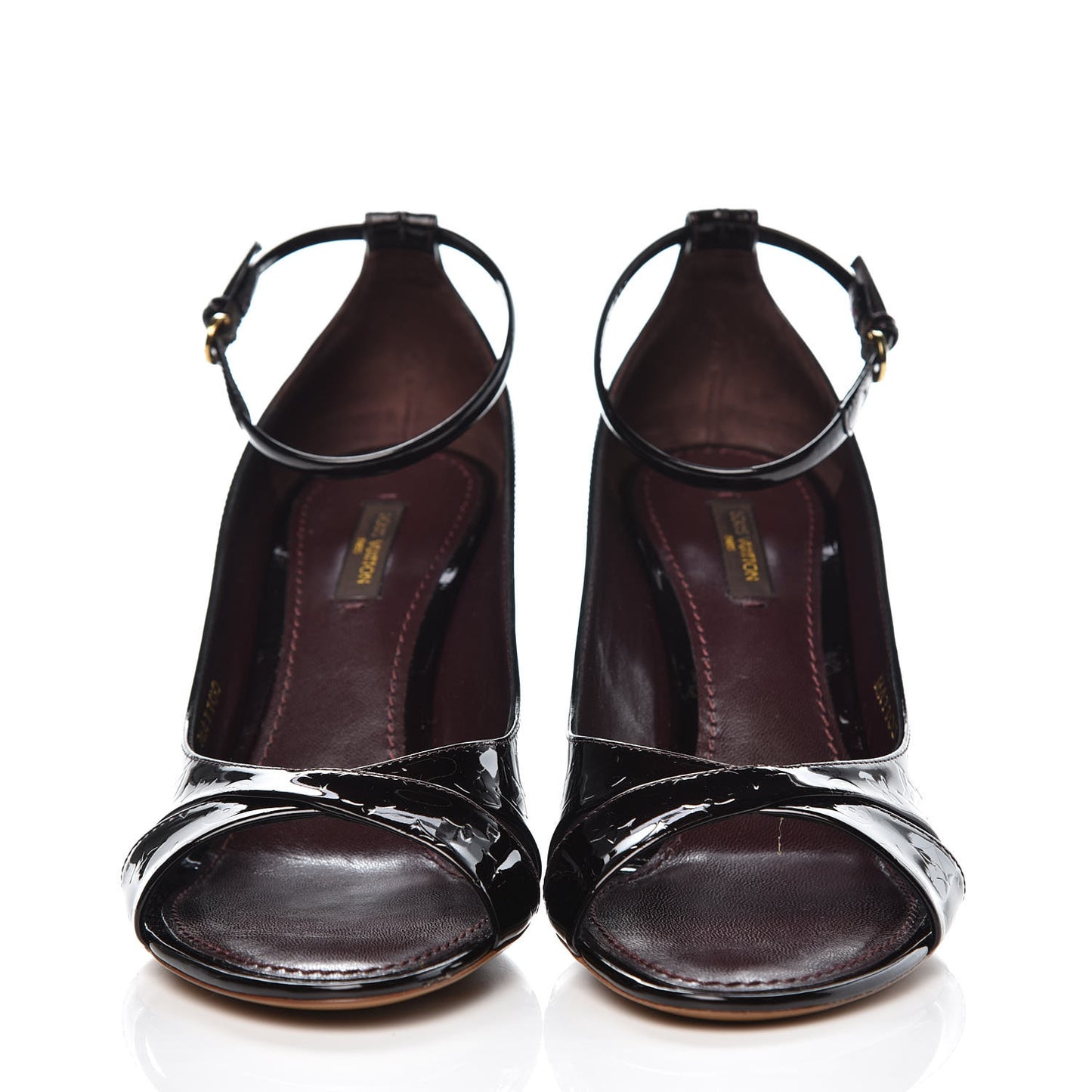 Vernis Slingback Heels 39 Amarante