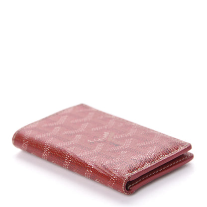 Goyard Goyardine Saint Pierre Card Holder Red 4 of 7