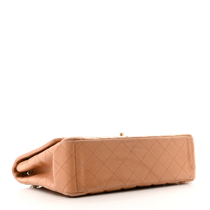Chanel Lambskin Quilted Maxi Single Flap Dark Beige 5 of 12
