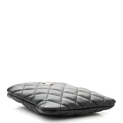 Chanel Lambskin Quilted Crossbody Bag Black 4 of 10
