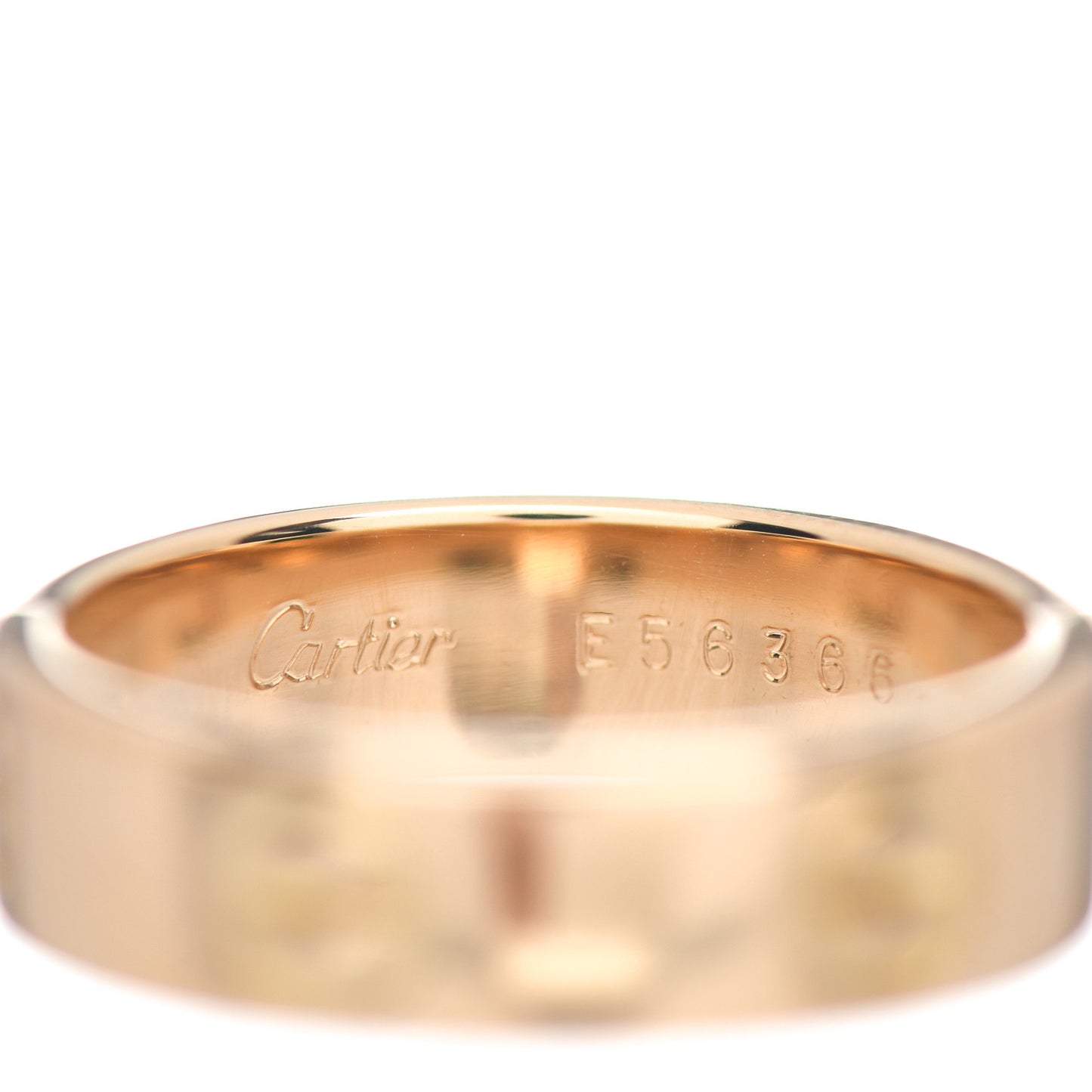 18K Yellow Gold 5.5mm LOVE Ring 56 7.5