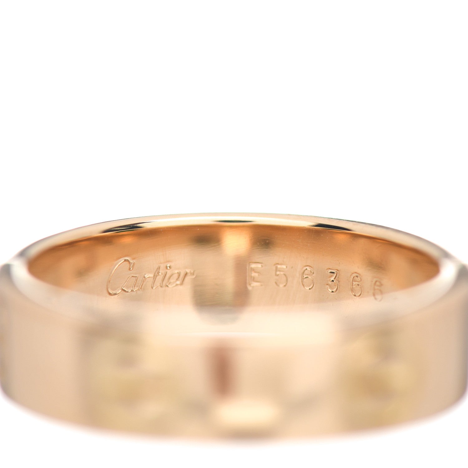 Cartier 18K Yellow Gold 5.5mm LOVE Ring 56 7.5 4 of 4