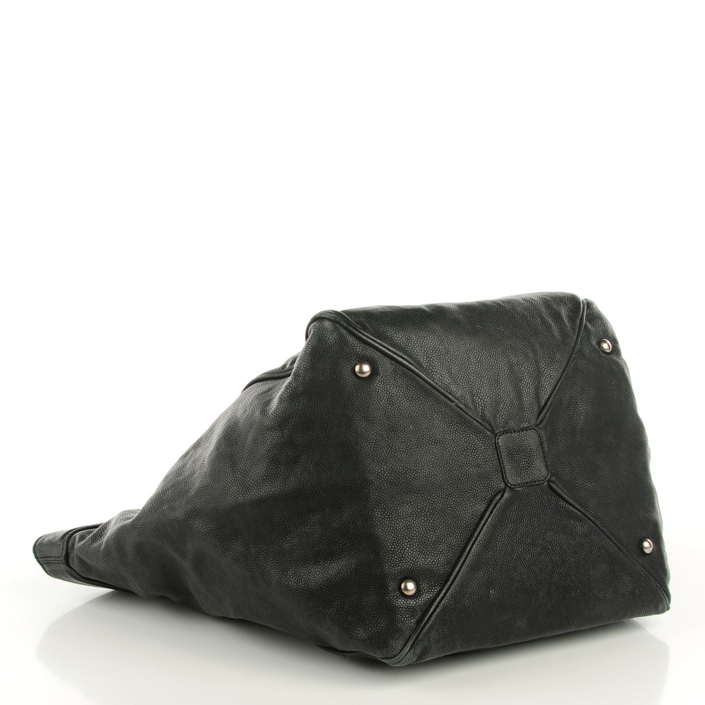 Distressed Caviar Outdoor Ligne Tote Black