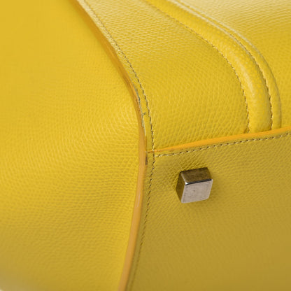 Celine Baby Grained Calfskin Medium Phantom Luggage Sun Yellow 14 of 15