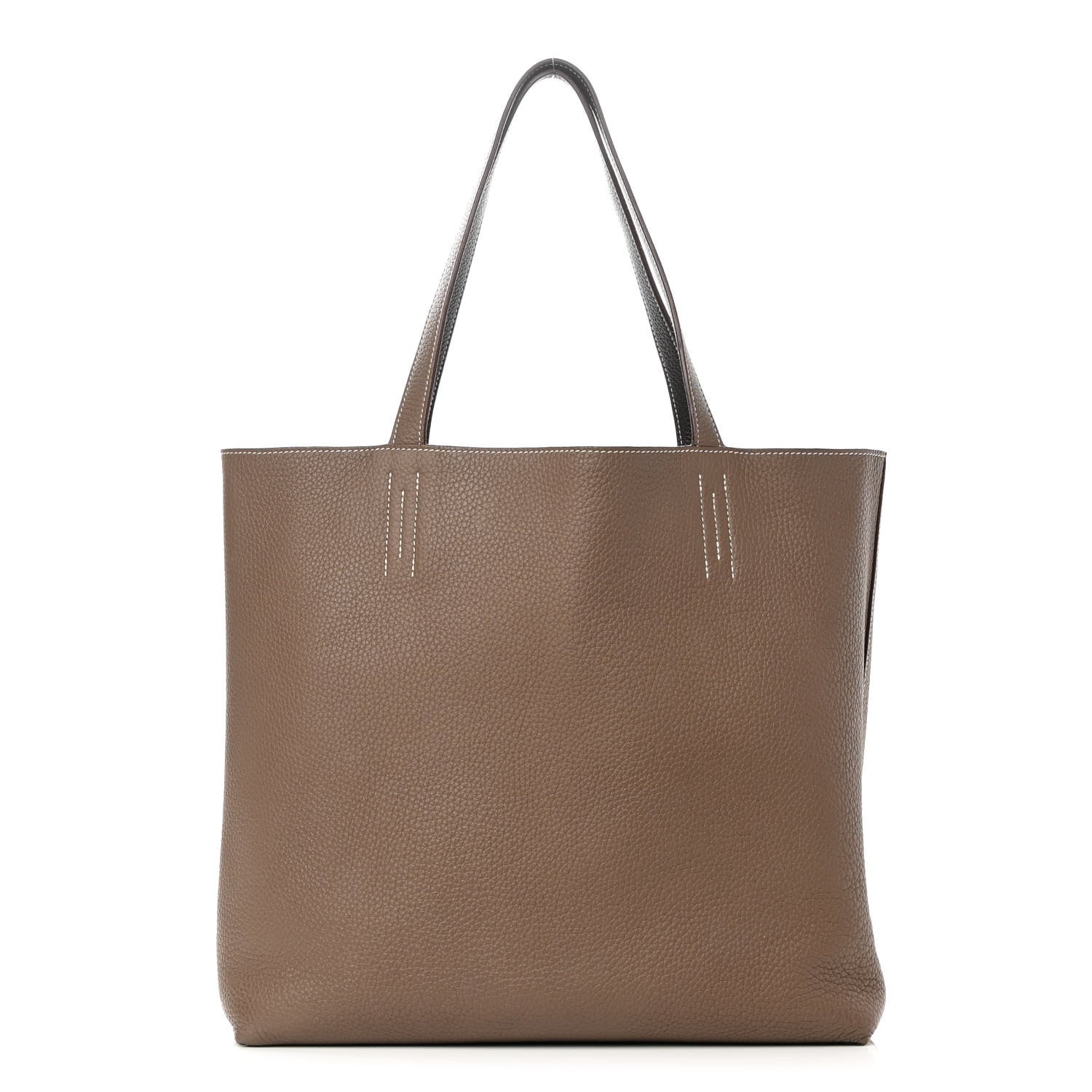 Hermes Taurillon Clemence Double Sens 36 Etoupe Ebene 5 of 20