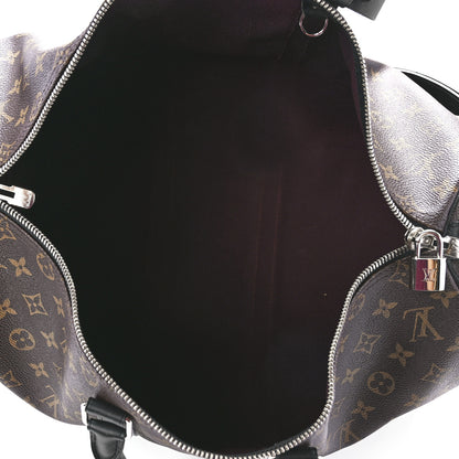 Louis Vuitton Monogram Macassar Keepall Bandouliere 45 5 of 11