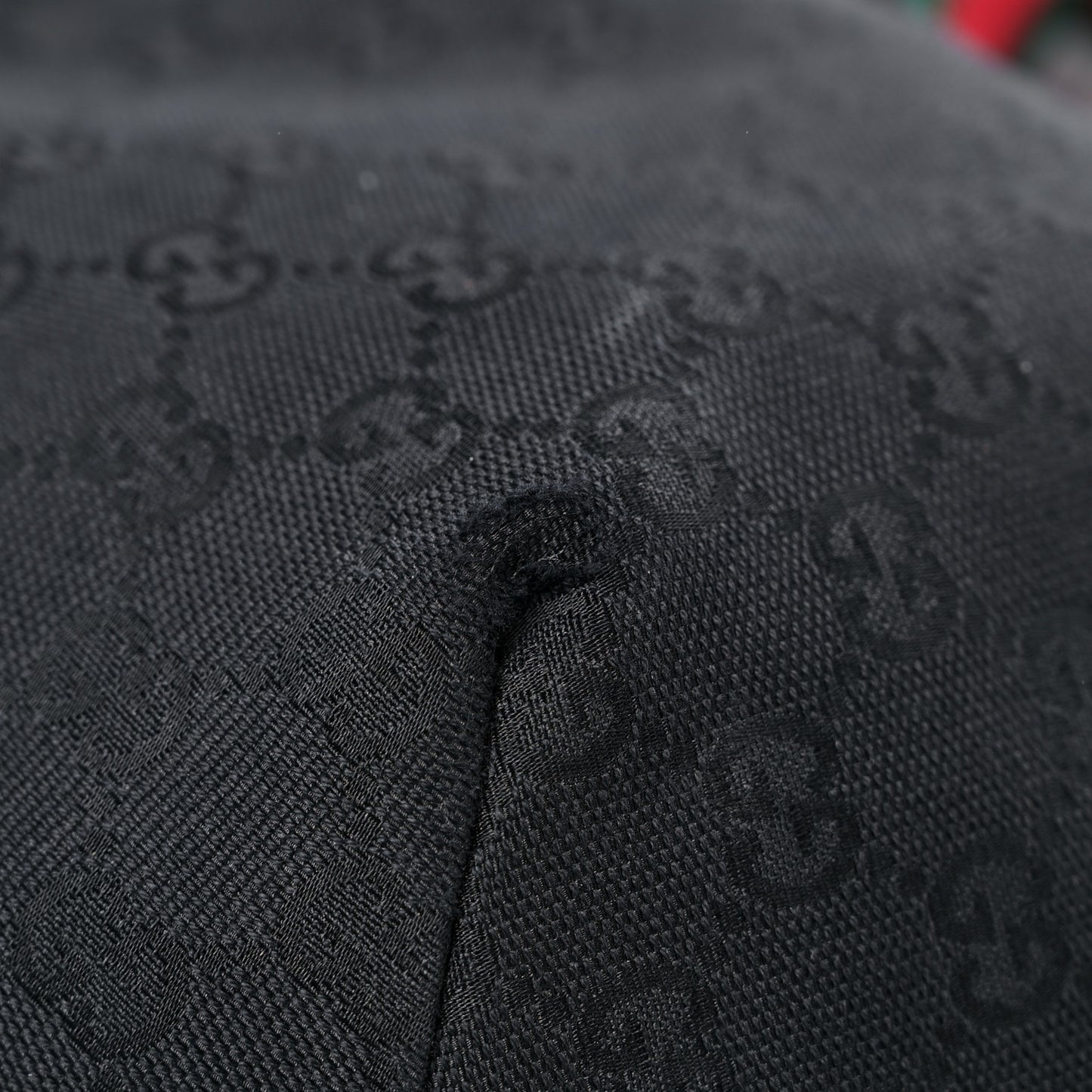 Monogram Web Medium Half Moon Hobo Black