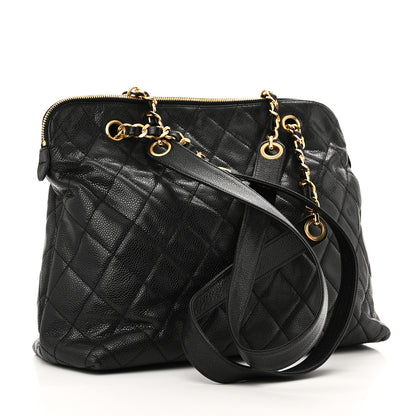 Chanel Caviar Quilted Flap Shoulder Bag Black 3 of 10