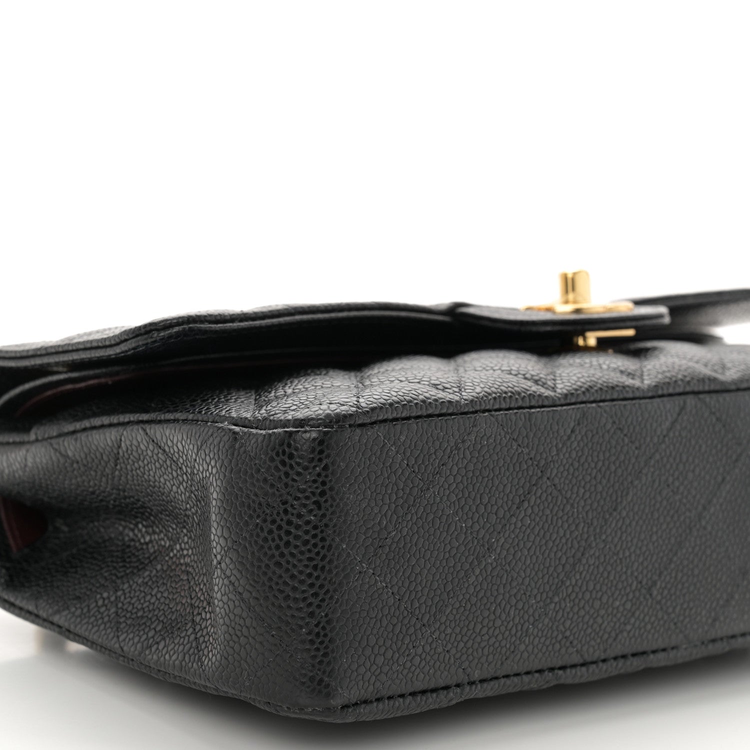 Chanel Caviar Quilted Medium Double Flap Black 10 of 11