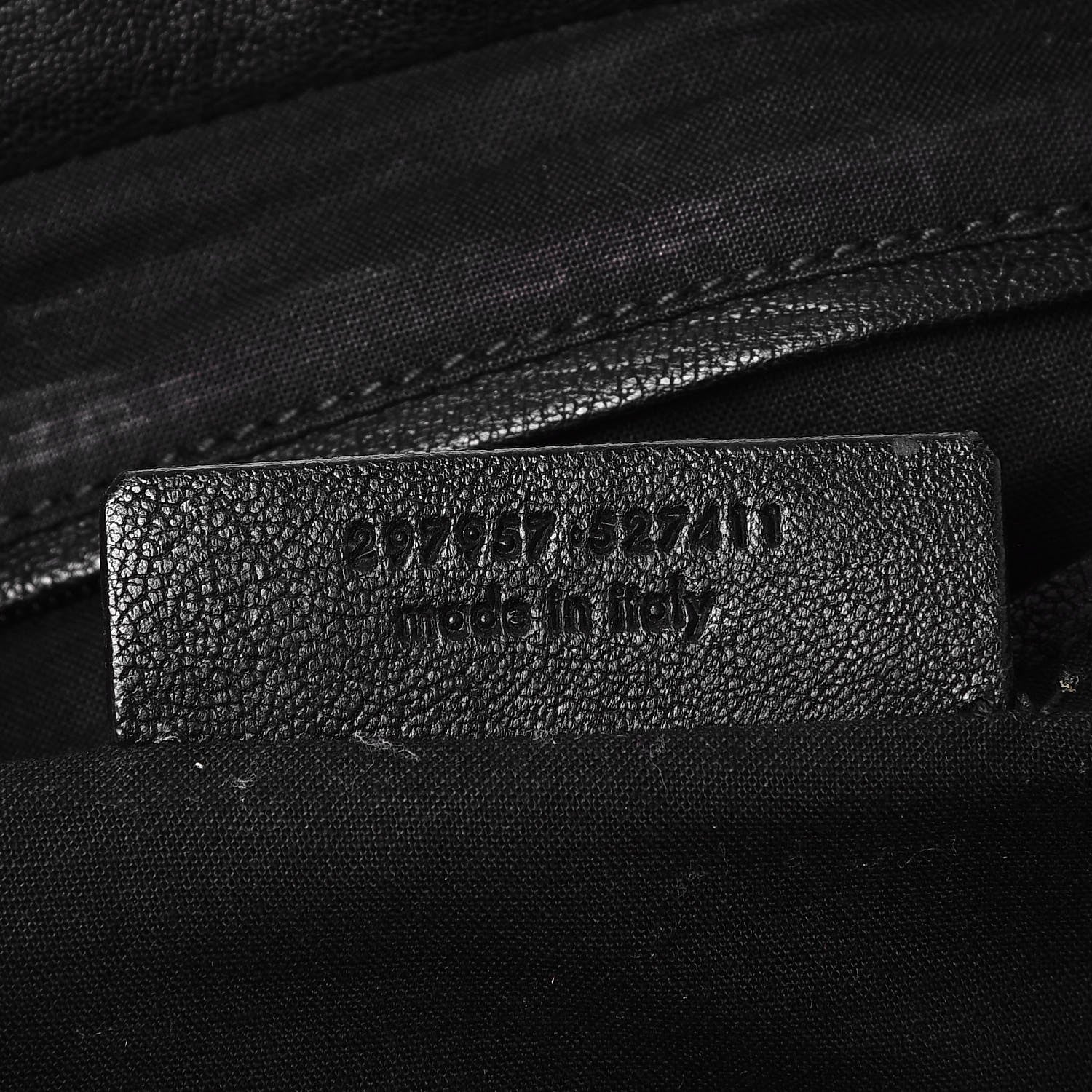 Saint Laurent Sheepskin Small Cabas ChYc Black 7 of 14