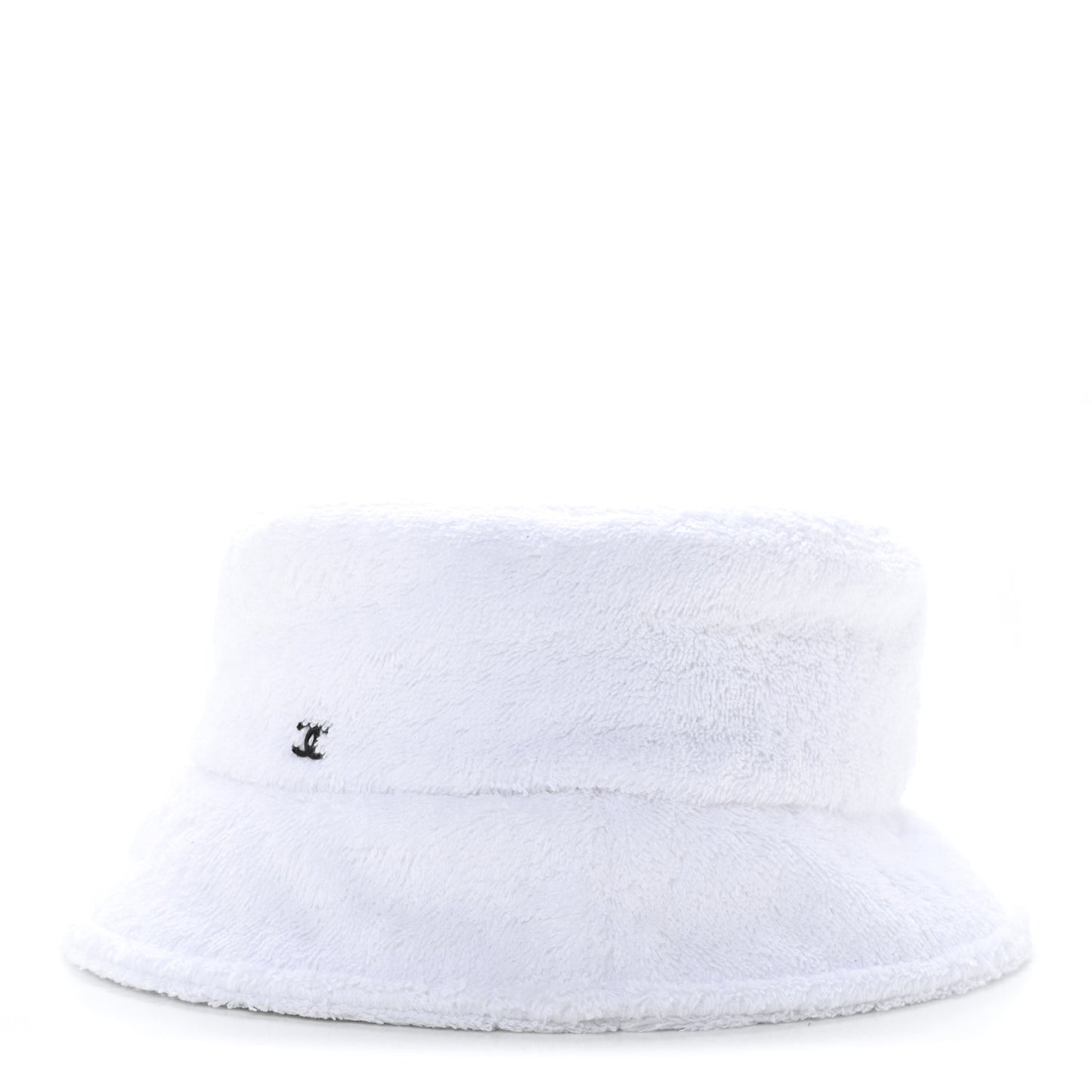 Terry Cloth CC Bucket Hat S White