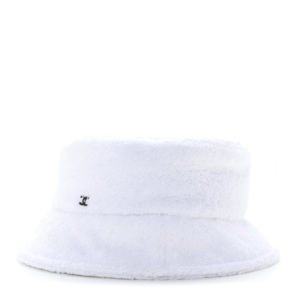 Chanel Terry Cloth CC Bucket Hat S White 1 of 9