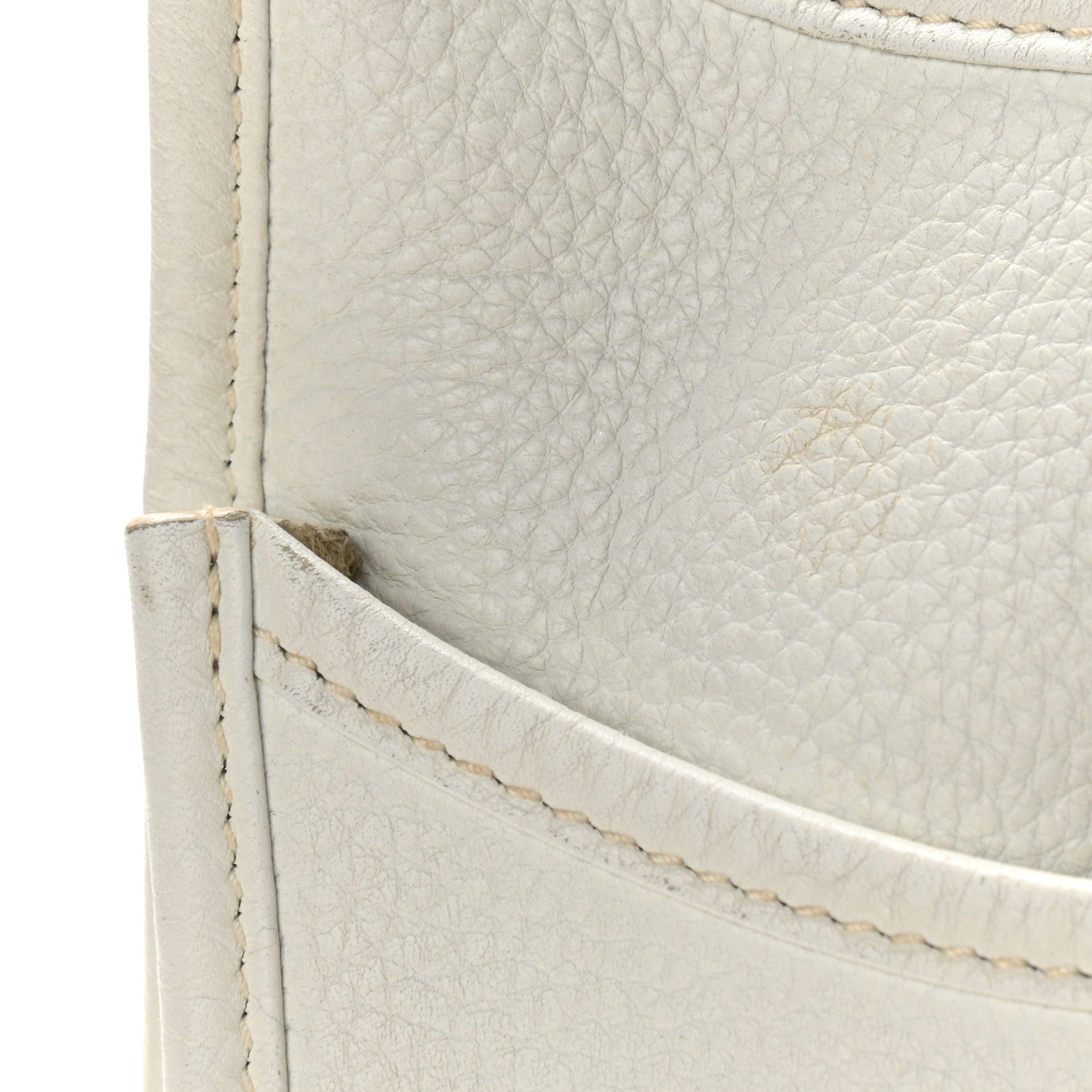 Hermes Taurillon Clemence Evelyne III PM White 11 of 19