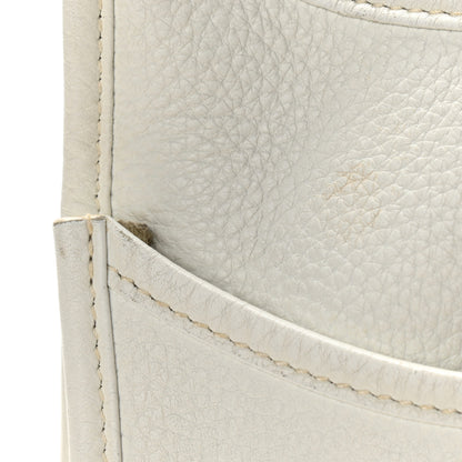 Hermes Taurillon Clemence Evelyne III PM White 11 of 19