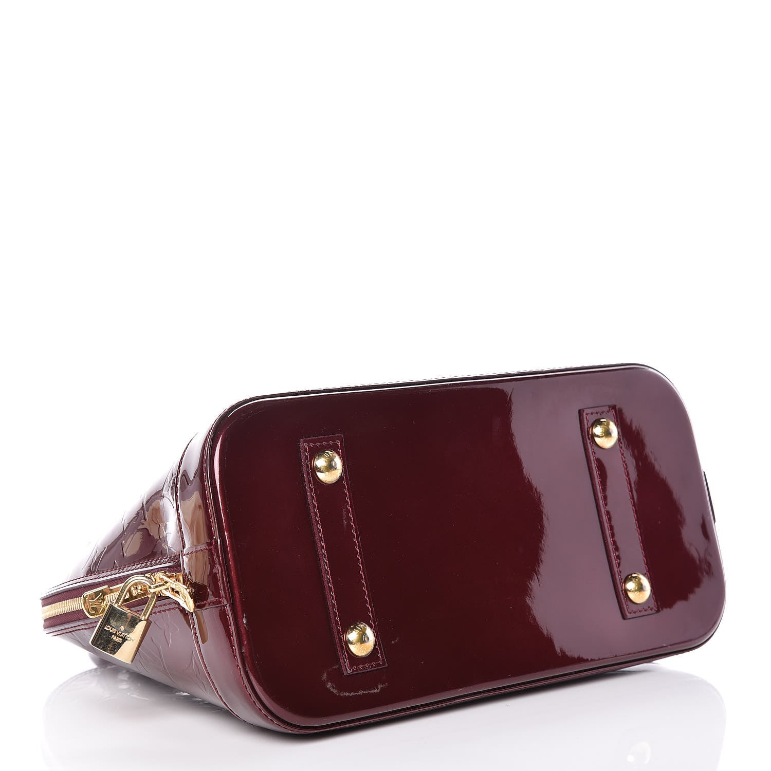 Louis Vuitton Vernis Alma PM Rouge Fauviste 4 of 12