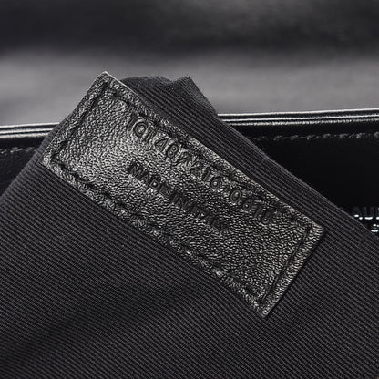 Saint Laurent Calfskin Y Quilted Monogram Medium Loulou Chain Satchel Black 11 of 12