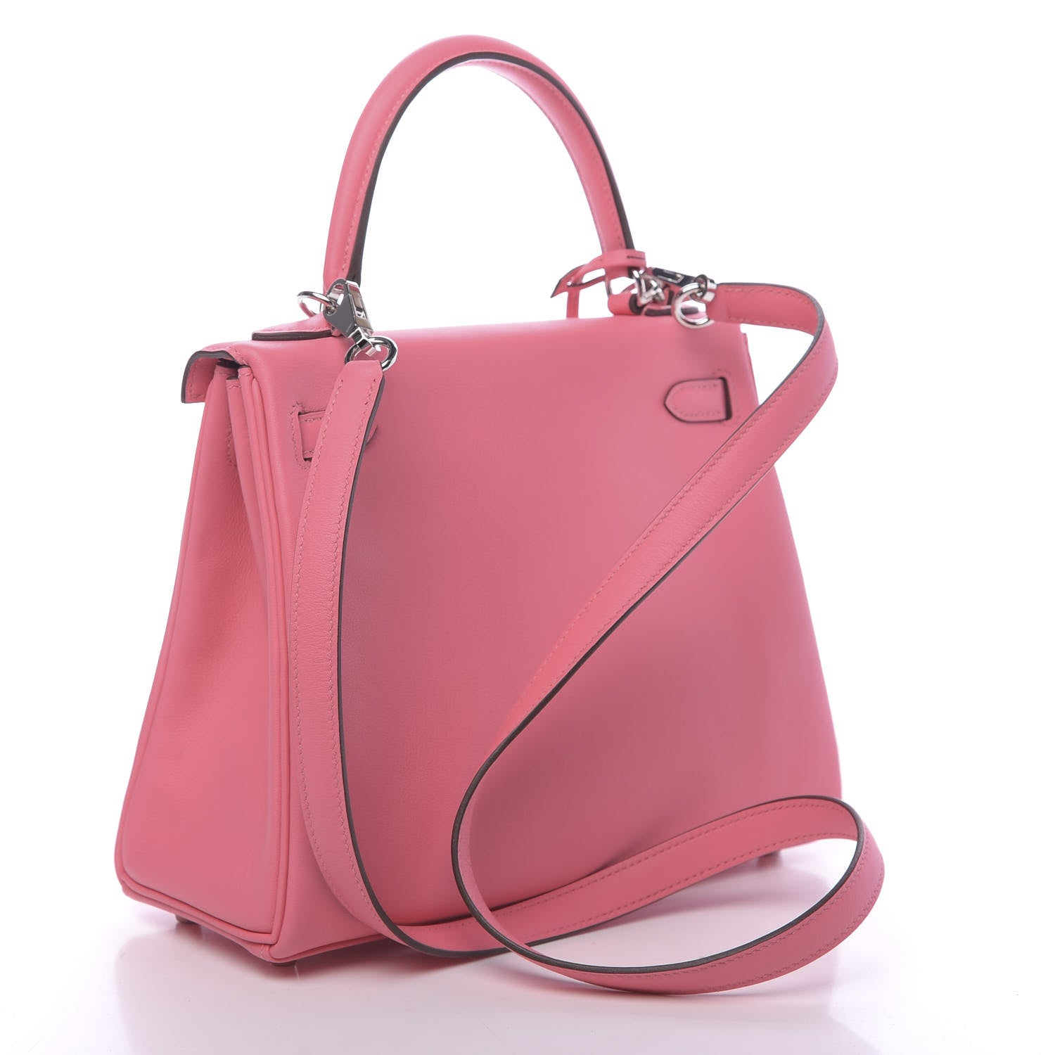 Hermes Swift Kelly Retourne 25 Rose Azalee 3 of 11
