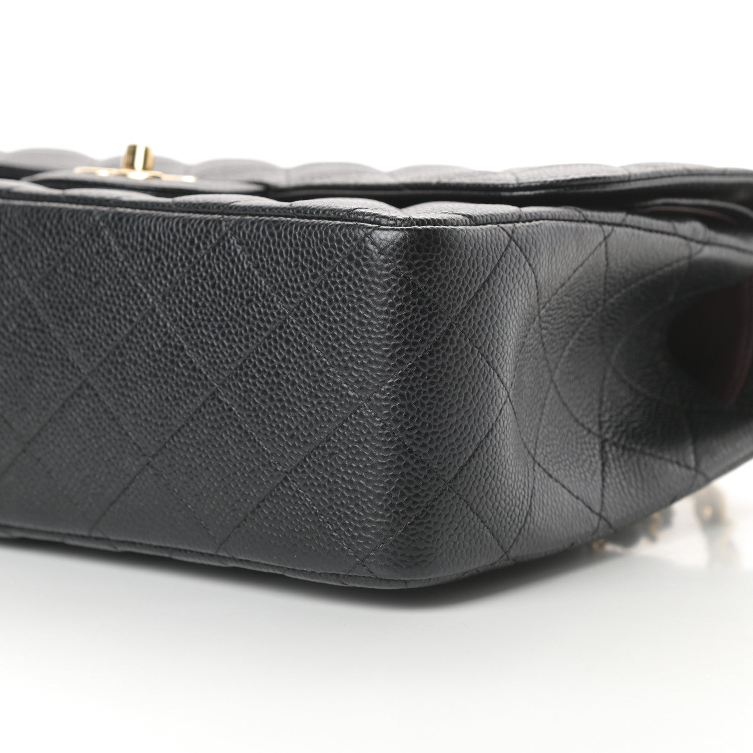 Chanel Caviar Quilted Jumbo Double Flap Black 10 of 15
