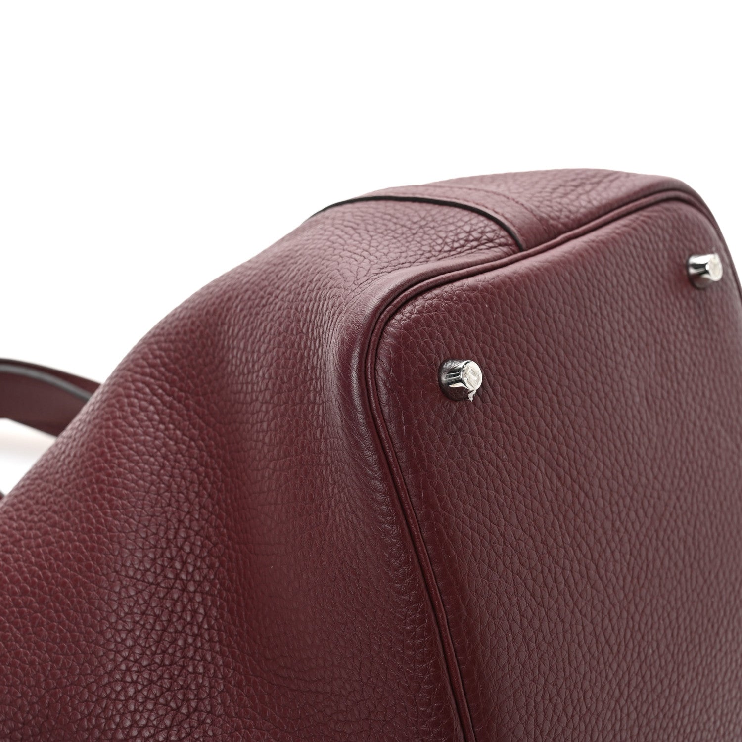 Hermes Taurillon Clemence Picotin Lock 22 MM Bordeaux 9 of 12