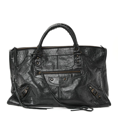 Balenciaga Agneau Classic Hardware Work Anthracite 1 of 19