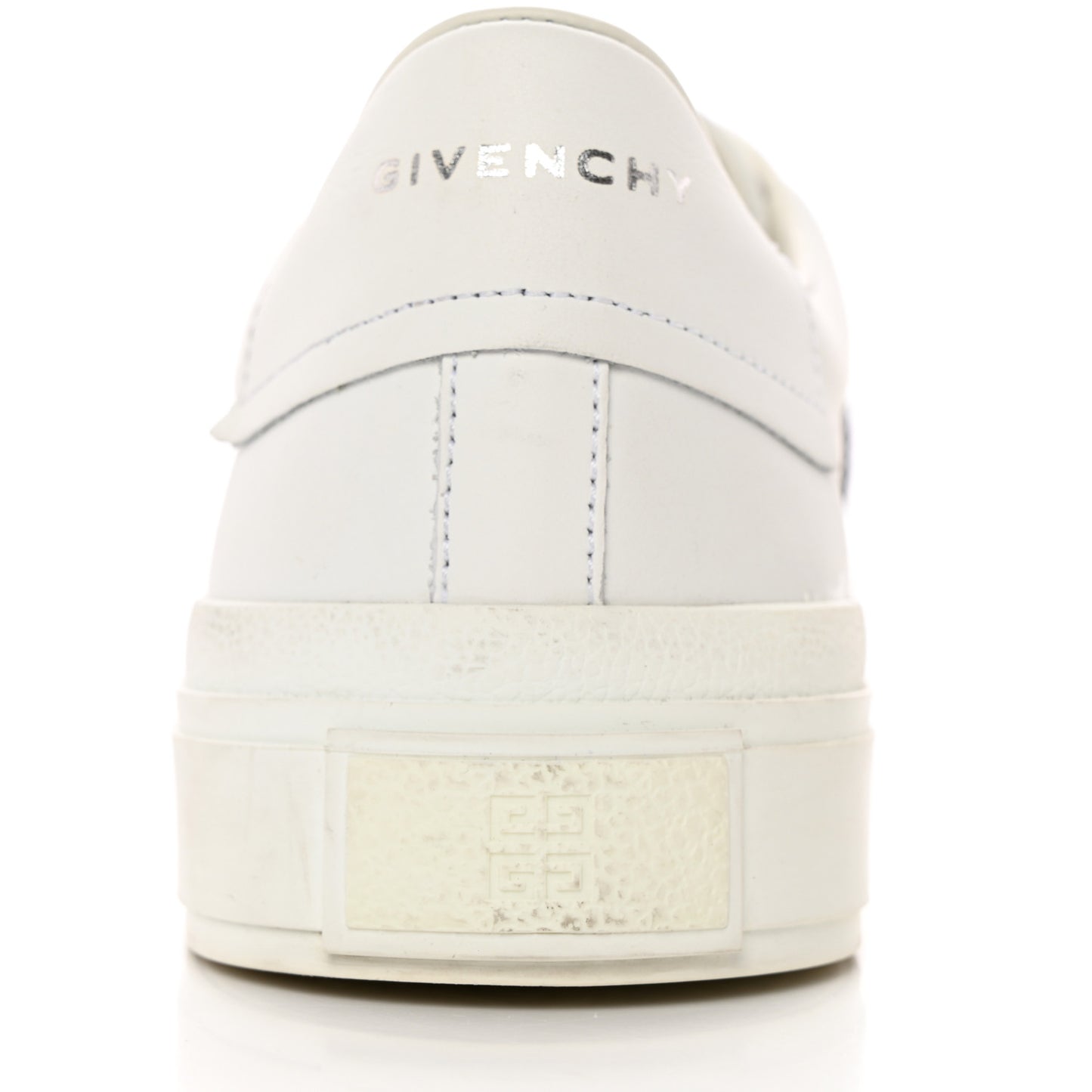 Calfskin Band Logo Womens Urban Street Sneakers 39 White Black