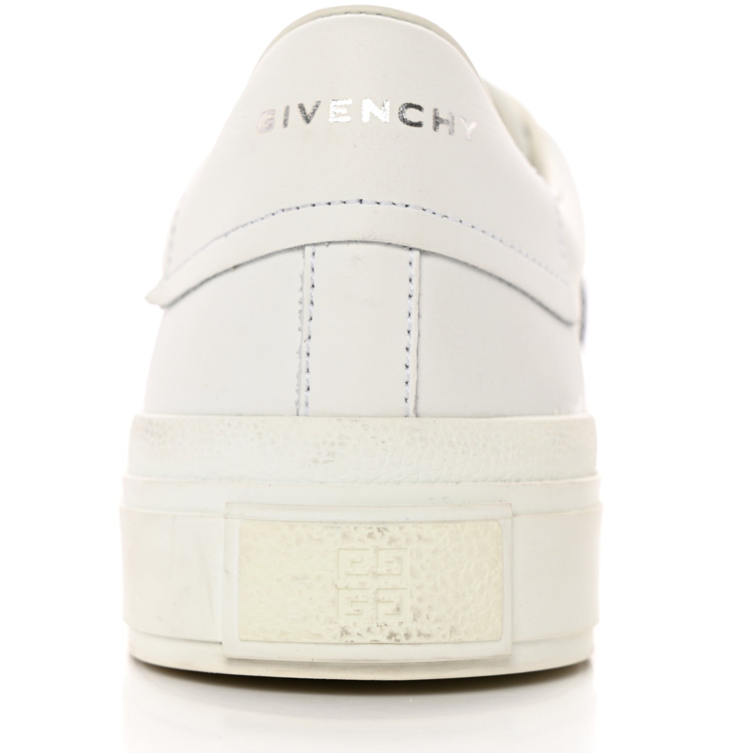 Givenchy Calfskin Band Logo Womens Urban Street Sneakers 39 White Black 9 of 19