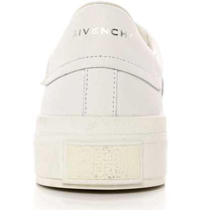 Givenchy Calfskin Band Logo Womens Urban Street Sneakers 39 White Black 9 of 19