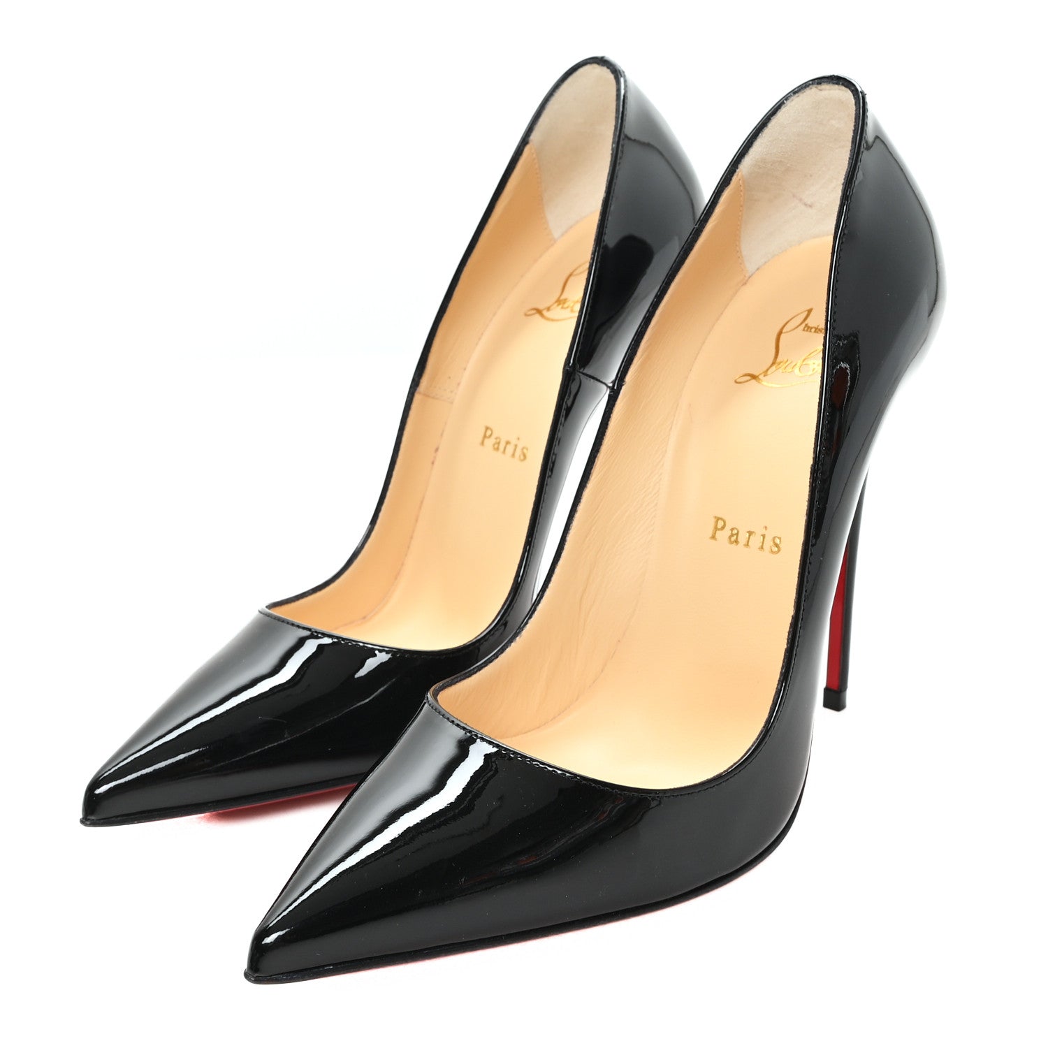 Christian Louboutin Patent So Kate 120 Pumps 37.5 Black 4 of 9